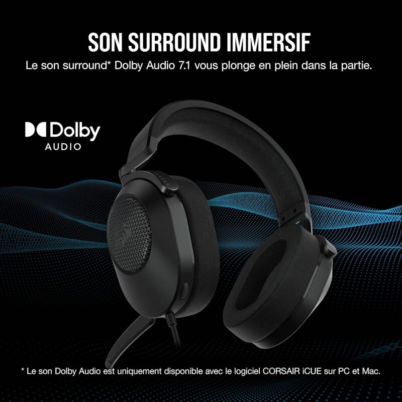 CORSAIR HS65 SURROUND Casque Gaming 1 CORSAIR HS65 SURROUND Casque Gaming