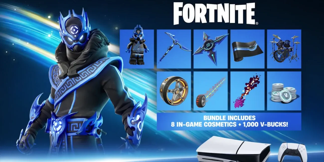 Sony Playstation 5 Slim - édition standard (Pack Fortnite Cobalt Star) 2 Sony Playstation 5 Slim - édition standard (Pack Fortnite Cobalt Star)