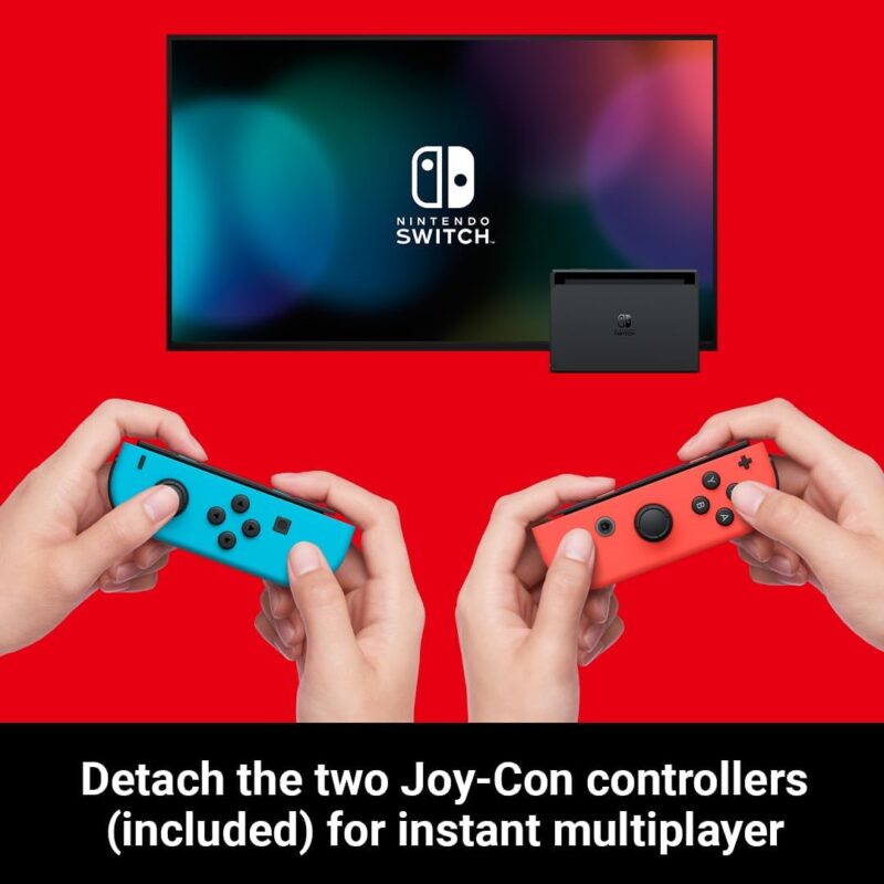 Nintendo Switch v2 (Joy-Con bleu/rouge) 1 Nintendo Switch v2 (Joy-Con bleu/rouge)