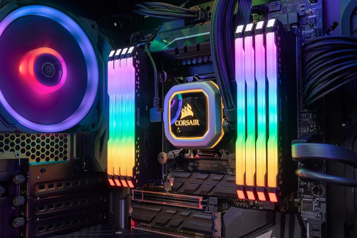 Corsair Vengeance RGB Pro DDR4 64Go (2x32 Go) 3600Mhz C18-Noir 2 Corsair Vengeance RGB PRO Series 64 Go (2x 32 Go) DDR4 3200 MHz CL16