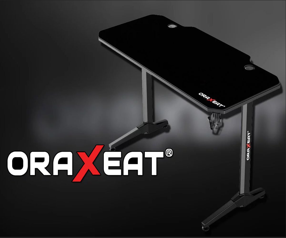 Bureau Gamer ORAXEAT GT140 - Noir 1 Bureau Gamer
