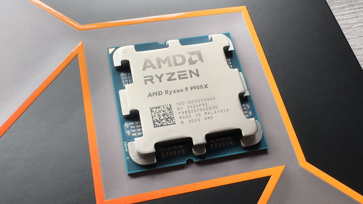 AMD Ryzen 9 9900X – Processeur AM5 avec 12 cœurs, 24 threads jusqu’à 5,6 GHz – Tray 1 AMD Ryzen 9 9900X