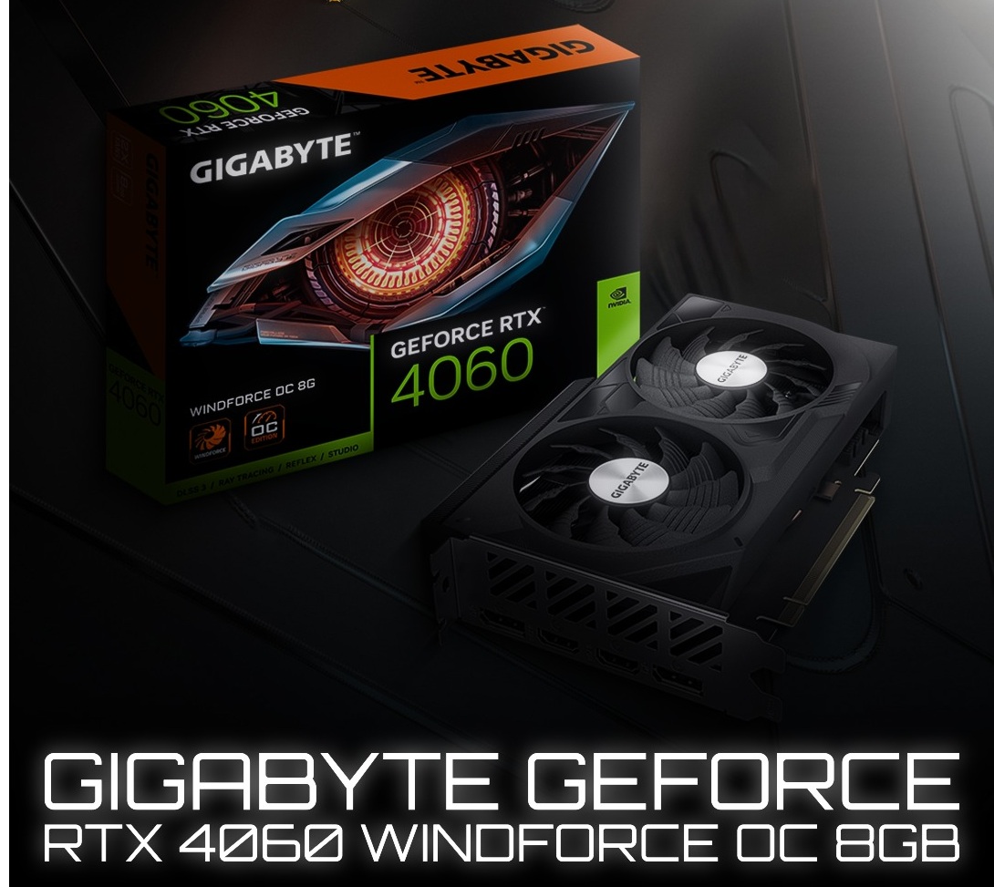 Gigabyte GeForce RTX 4060 WINDFORCE OC 8G 2 Gigabyte GeForce RTX 4060 WINDFORCE OC 8G