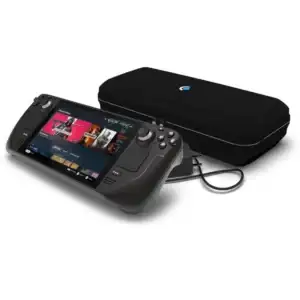 Steam Deck 512 Go avec son écran LCD et ses contrôles ergonomiques.