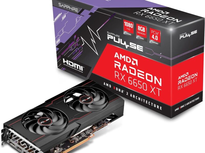 Carte graphique Sapphire Pulse Radeon RX 6650 XT avec système de refroidissement Dual-X
