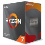 Vue du processeur AMD Ryzen 7 5700X en gros plan