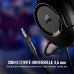 Corsair HS35 v2 – Micro-casque stéréo pour gamer