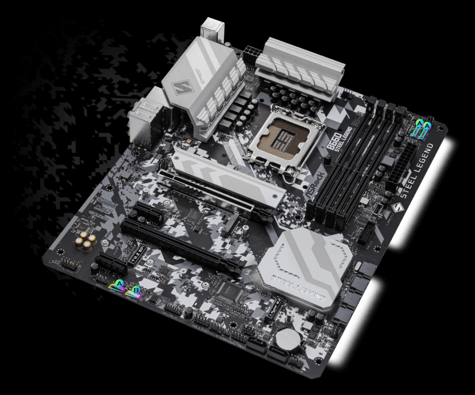Carte mère ASRock B660 Steel Legend DDR4 - Performance et Fiabilité pour Intel LGA 1700 1 Carte mère ASRock B660 Steel Legend DDR4 - Performance et Fiabilité pour Intel LGA 1700