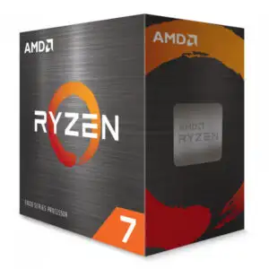 Vue du processeur AMD Ryzen 7 5800X – modèle hautes performances