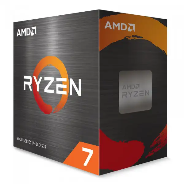 Vue du processeur AMD Ryzen 7 5800X – modèle hautes performances