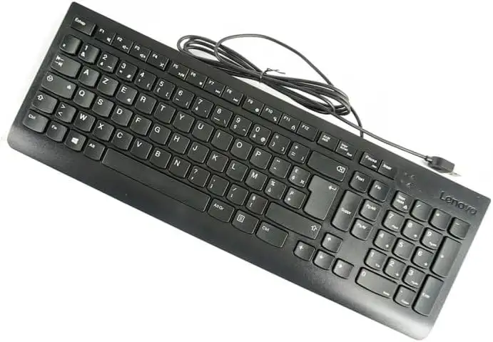 Clavier Lenovo SK-8823 vue frontale, design compact et moderne