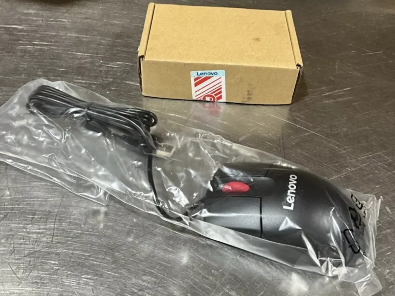 souris Lenovo MO28UOB vue de dessus