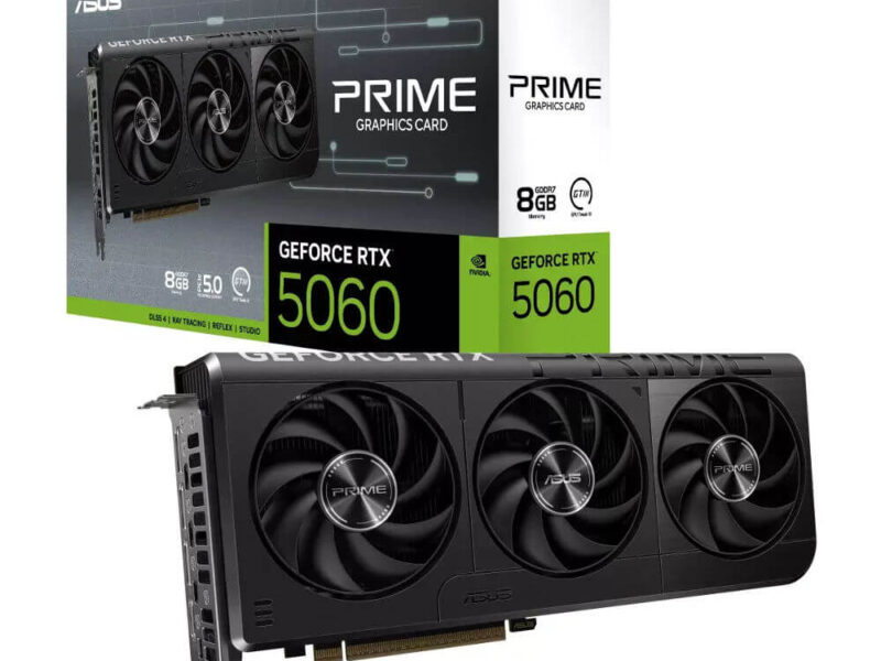 ASUS PRIME GeForce RTX 5060 OC Edition 8GB – Carte Graphique Maroc