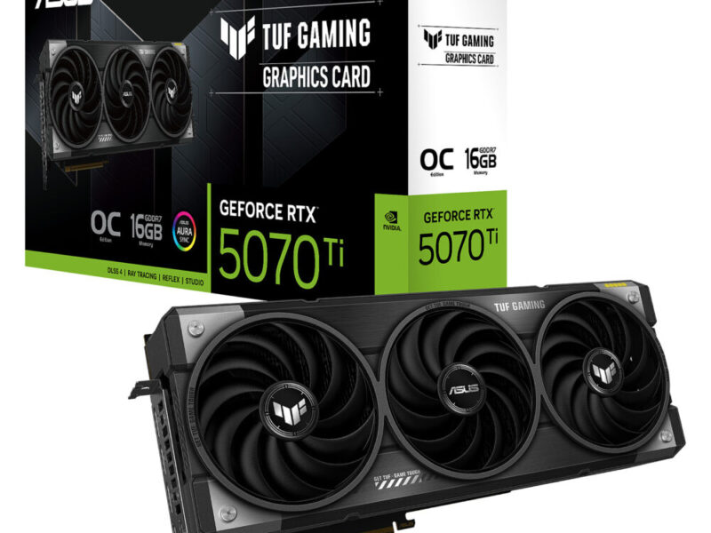 Carte graphique ASUS TUF Gaming RTX 5070 Ti 16GB GDDR7 OC Edition au meilleur prix Maroc