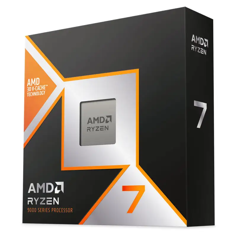 Processeur AMD Ryzen 7 9800X3D 8 cœurs 16 threads avec 3D V-Cache au Maroc