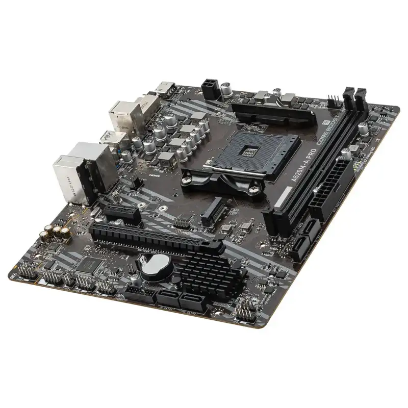 Carte mère MSI A520M-A PRO AM4 Micro ATX avec M.2 NVMe et PCIe 3.0 16x 4