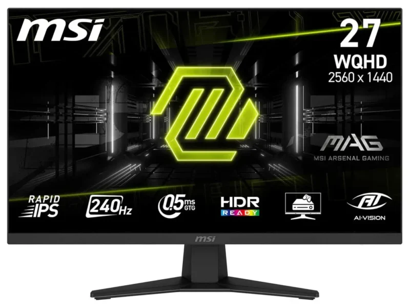moniteur MSI MAG 274QF X24 écran gaming 27 pouces WQHD 240Hz Rapid IPS au Maroc 7