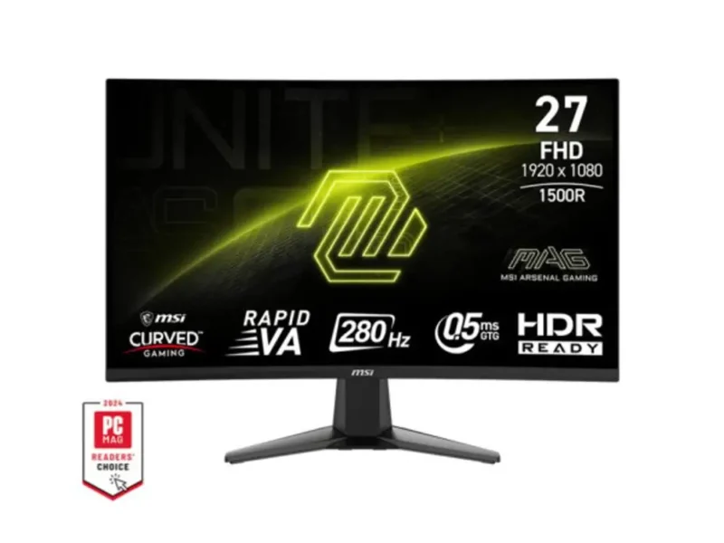 MSI MAG 276CXF 27" FHD 280Hz 0.5ms écran gamer incurvé 1500R au Maroc