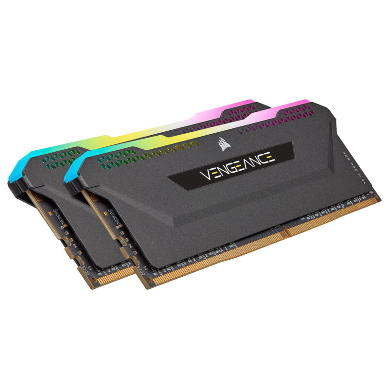 Corsair Vengeance RGB PRO SL Series 32 Go (2 x 16 Go) DDR4 3600 MHz CL18 - Noir