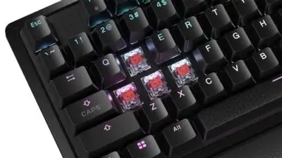 Clavier Gaming mécanique Corsair Azerty K70 Core Noir