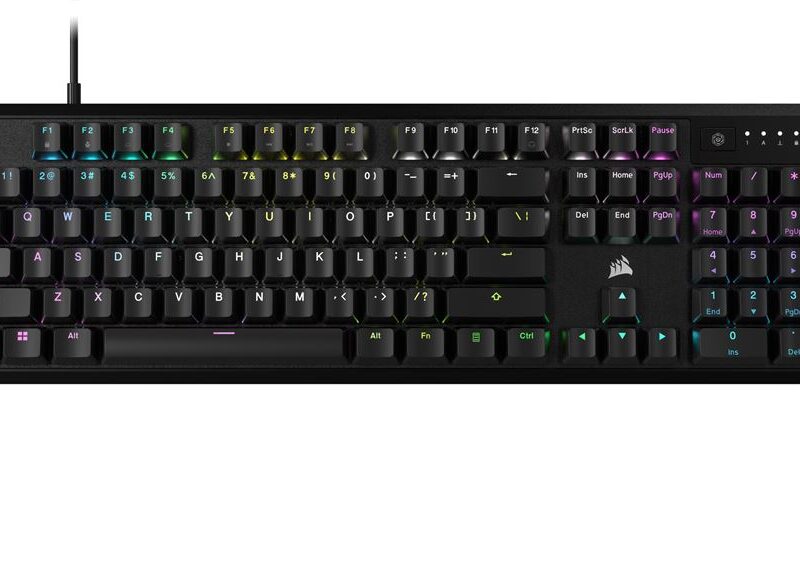 Clavier Gaming mécanique Corsair Azerty K70 Core Noir