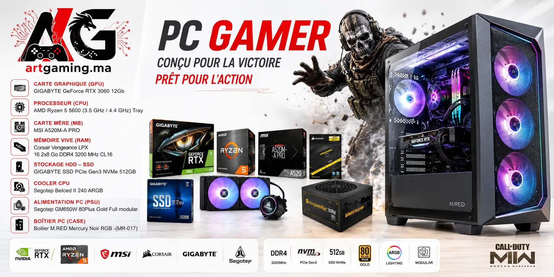 PC GAMER 5600 RTX 3060