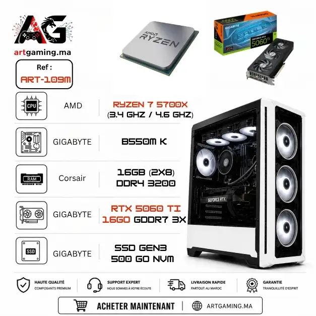 PC GAMER 5060TI 16